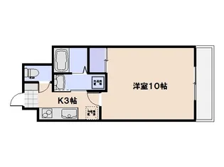 プランドール五日市【9階】の間取り