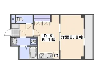 Riverside Court【3階】の間取り