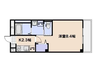 サウザンドグラス【202号室】の間取り