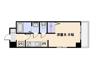 AXiS(アクシス)大塚西【612号室】の間取り