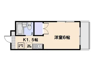 サンライズ五日市中央5丁目ビル【402号室】の間取り