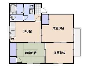 アセント美鈴園 A棟【1階】の間取り