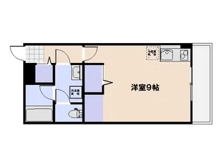 プレジャーコーポ五日市駅前【1階】の間取り