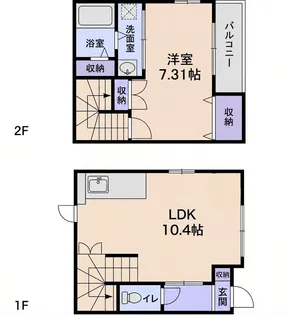 sol Levante【1階】の間取り