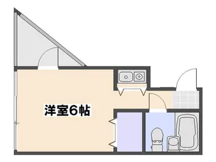 キューブ井口台【502号室】の間取り