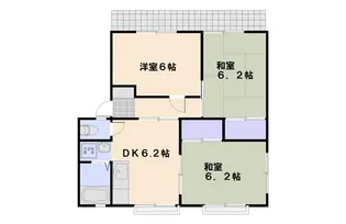 レヴールKI【101号室】の間取り