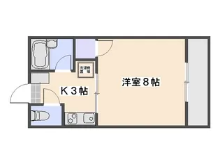 加茂ハイツ【101号室】の間取り