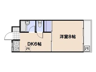 ユーリブ海老園【302号室】の間取り