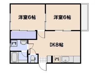 メルバ【102号室】の間取り