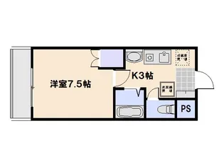 オオツカビル【103号室】の間取り
