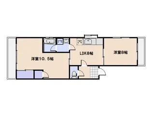 古川ビル【301号室】の間取り