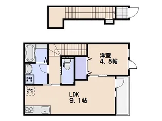 フルール宮内【2階】の間取り