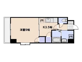 クロスデータビル73【401号室】の間取り