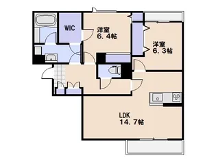 コンフォーザ【3階】の間取り