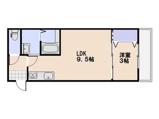テキーラウルフ【2階】の間取り