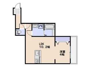 アドバンス隅の浜【3階】の間取り