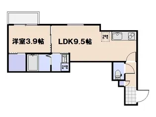Crecia廿日市駅西【101号室】の間取り