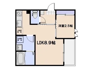 広島県廿日市市桜尾本町【アパート】の間取り