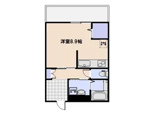 El Clasico駅前【1階】の間取り