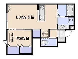 アップヒルズ【1階】の間取り