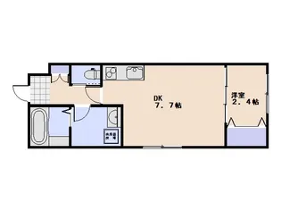 Tメゾン五日市駅前【102号室】の間取り