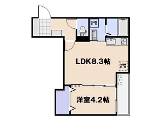 サニーガーデン廿日市【3階】の間取り
