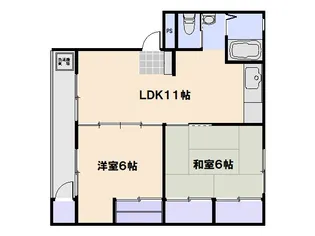 Calm五日市三宅【302号室】の間取り