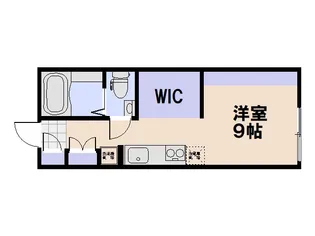 トワスール美の里【105号室】の間取り
