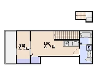 Le Verju(ル・ヴェルジュ)【2階】の間取り