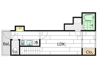M Terrace藤垂園 壱番館【2階】の間取り