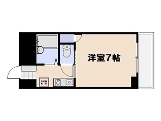 Simple Life 茜【303号室】の間取り