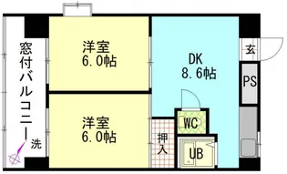 第3柴田ビル【4階】の間取り