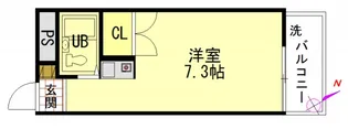 リーガルフォーラム【105号室】の間取り