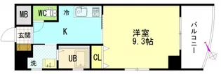 エルク中央【10階】の間取り