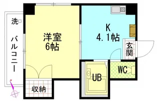 福寿ビル【0203号室】の間取り