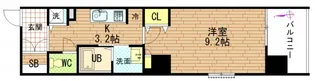 グラビスコート上幟町【4階】の間取り