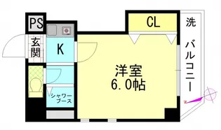 BUILD.K・I(ビルドケイアイ)【0406号室】の間取り
