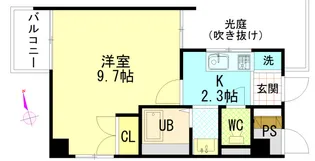 滝本ビル【0201号室】の間取り