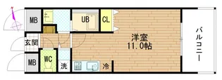 グラビスコート光町【12階】の間取り