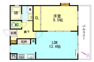 サラマンカビル【1階】の間取り