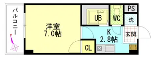 エスペランサミト【0102号室】の間取り
