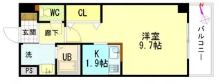 グローリ【9階】の間取り