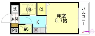 Mビル鈴が台【0303号室】の間取り