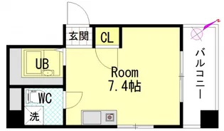 第8田中興産ビル【0603号室】の間取り
