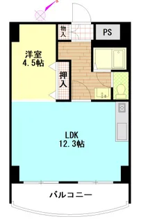 グリーンヴァリィ金光一番館【0502号室】の間取り