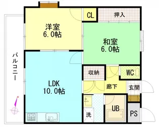 メゾンアルカディア【0101号室】の間取り