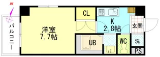リバーサイド夢園【1階】の間取り