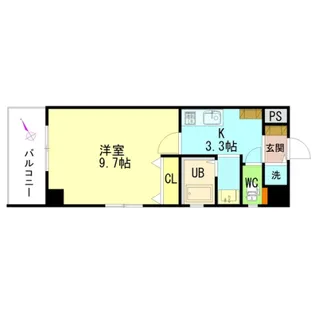 エルク中央【2階】の間取り