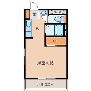マリオン【201号室】の間取り