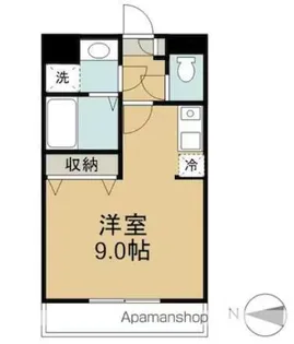 ニューライフ宮崎Ⅰ【206号室】の間取り